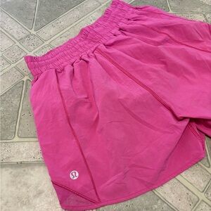 Lululemon Hotty Hot High-Rise Lined Short 4” Pink